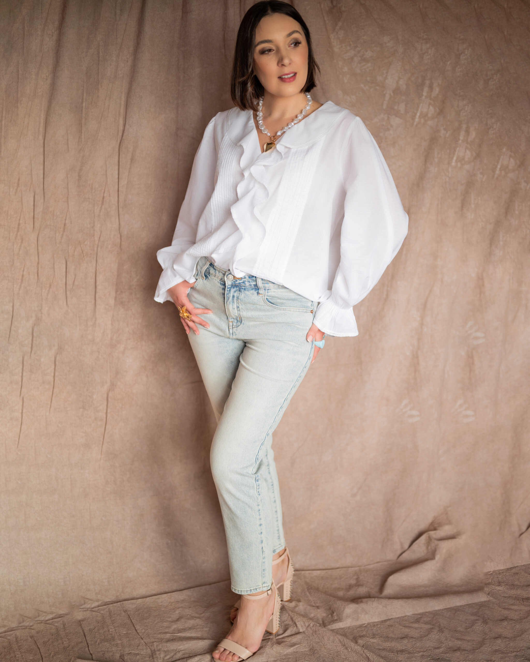 Koszula Megi biała - obrazek 3