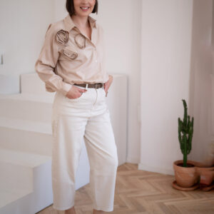 Koszula Rose beżowa