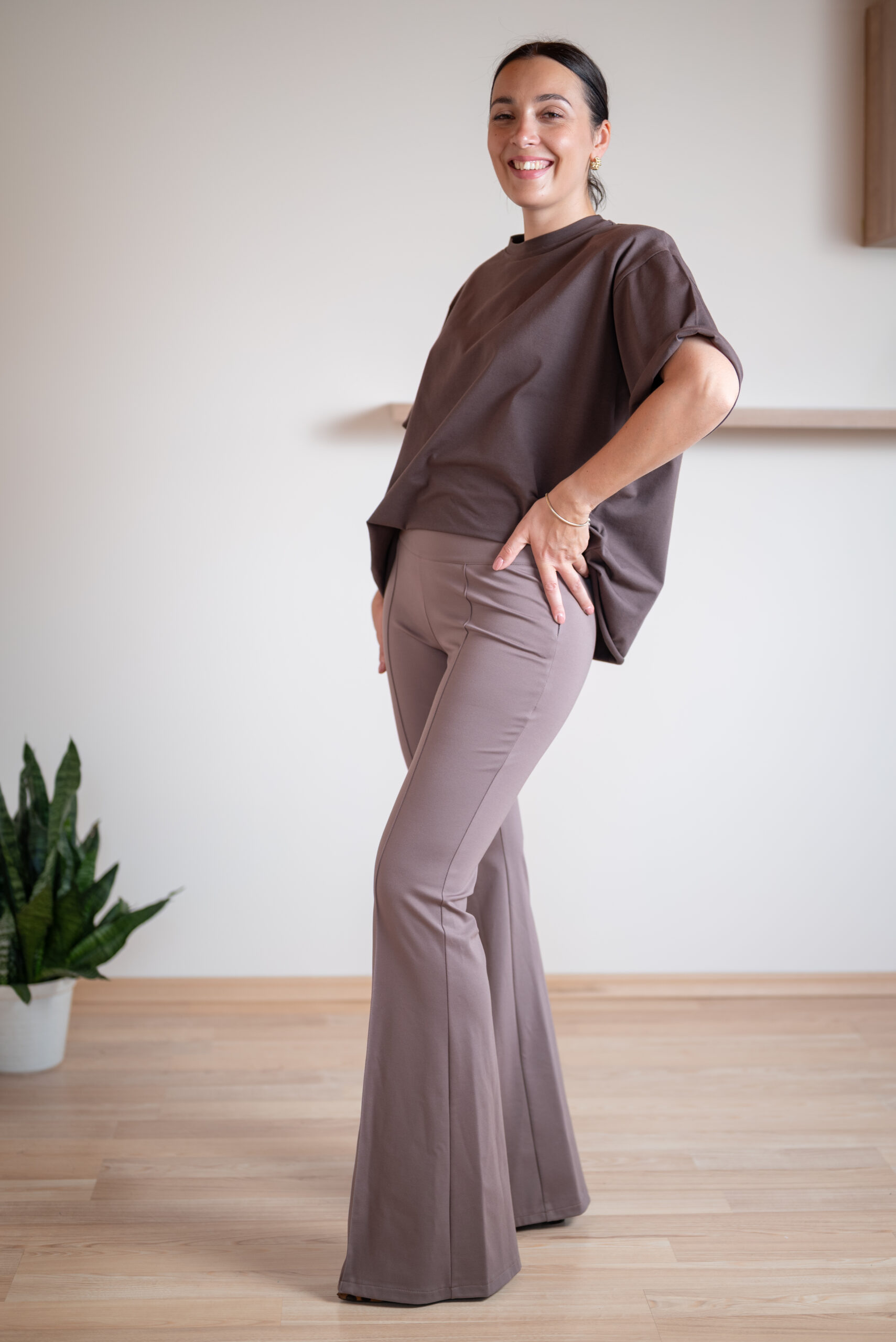 Spodnie Lady czekoladowe - obrazek 3