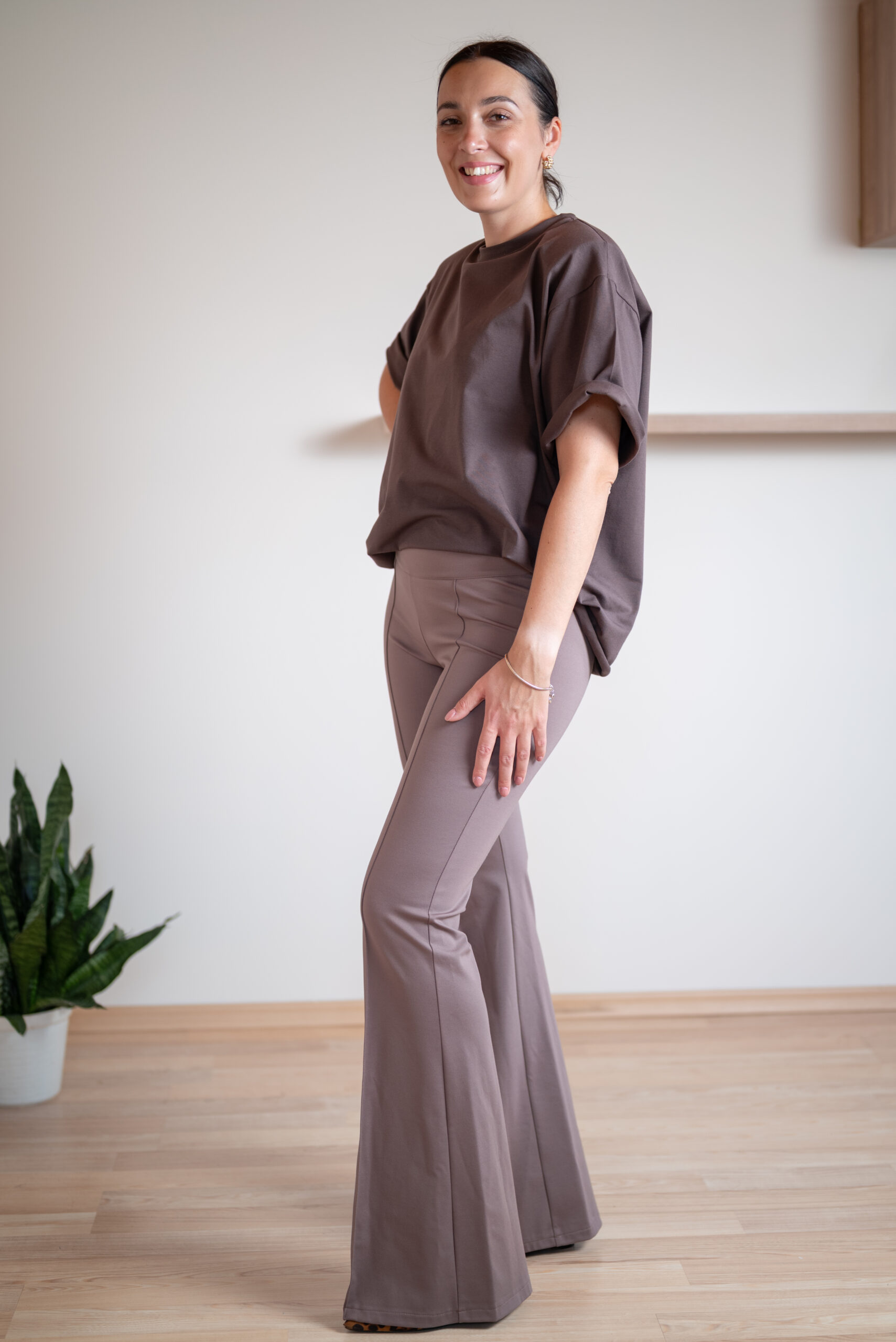 Spodnie Lady czekoladowe - obrazek 4