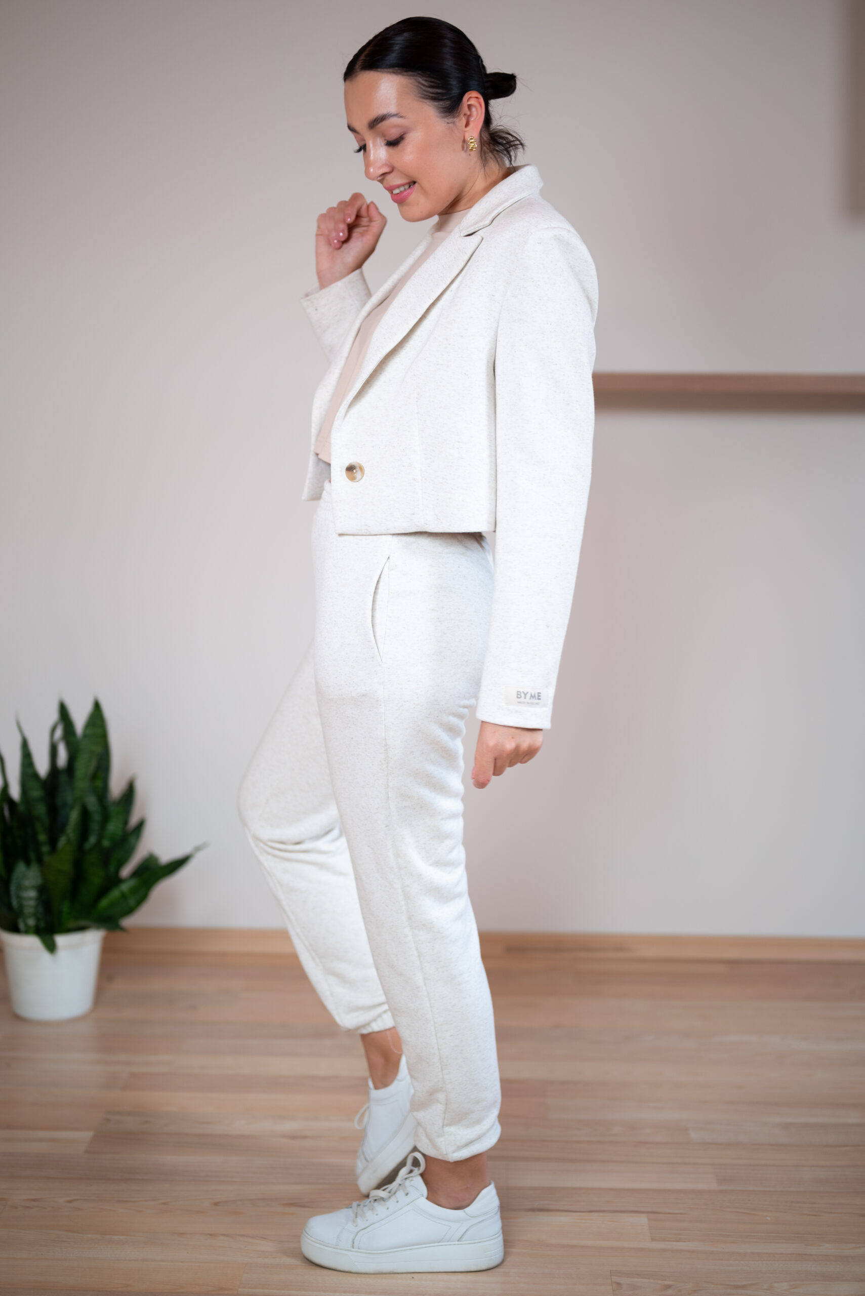 Spodnie Dresowe Viki Kokosowe - obrazek 9