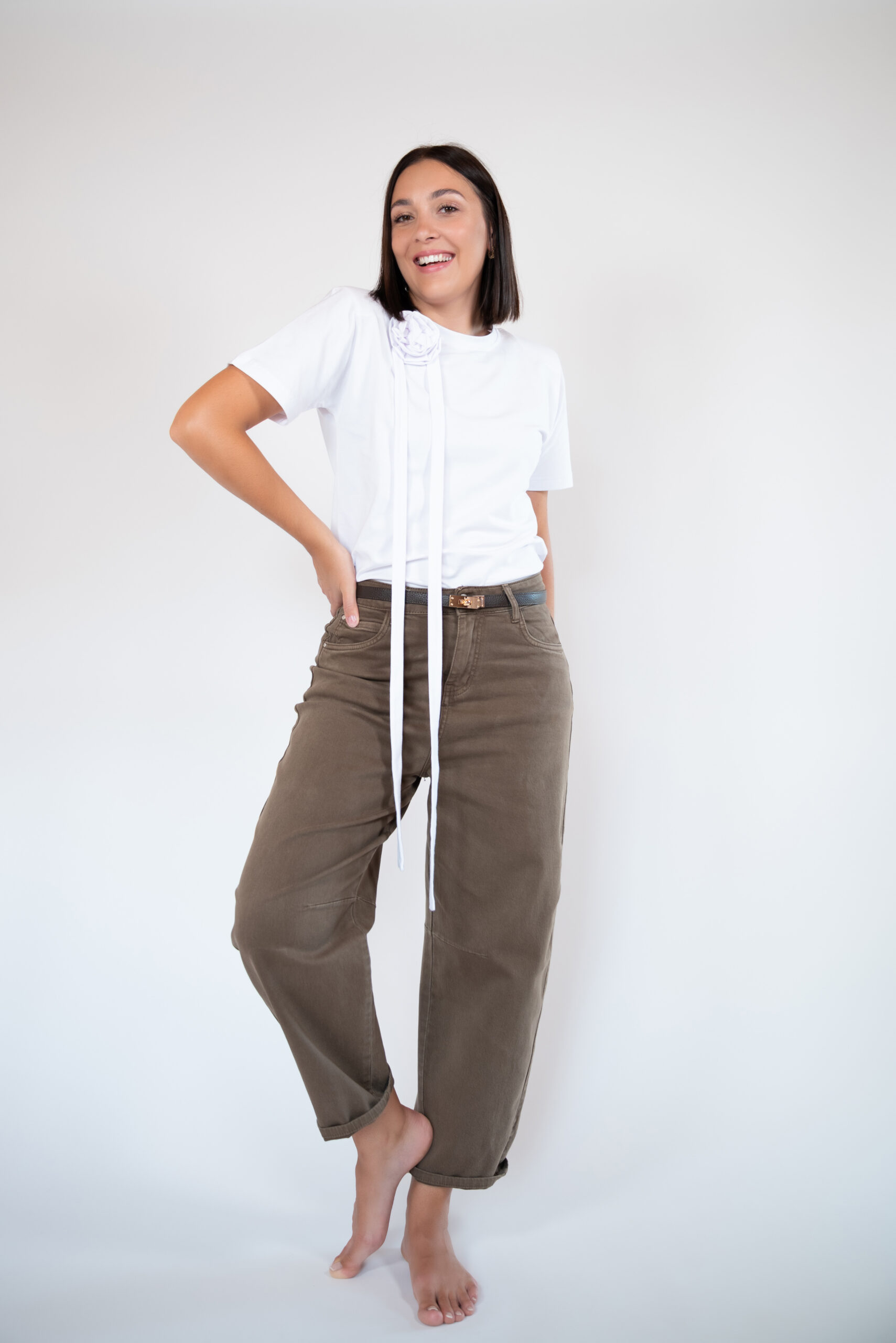 T-shirt ROSA biały - obrazek 6