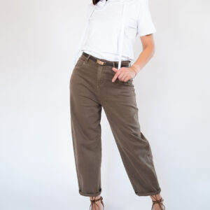 Jeansy Balloon czekoladowe