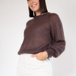 Sweter BELLY czekoladowy