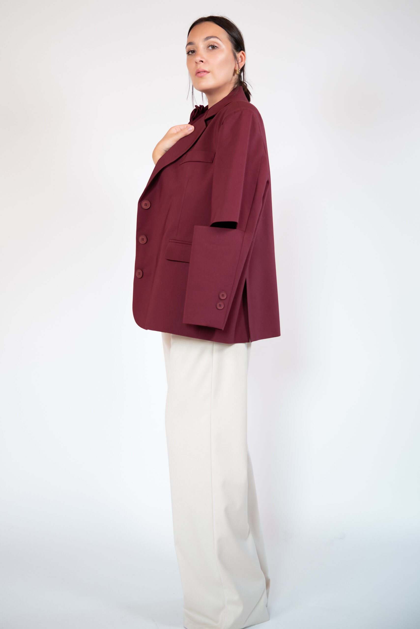 Marynarka LISA bordowa - obrazek 8