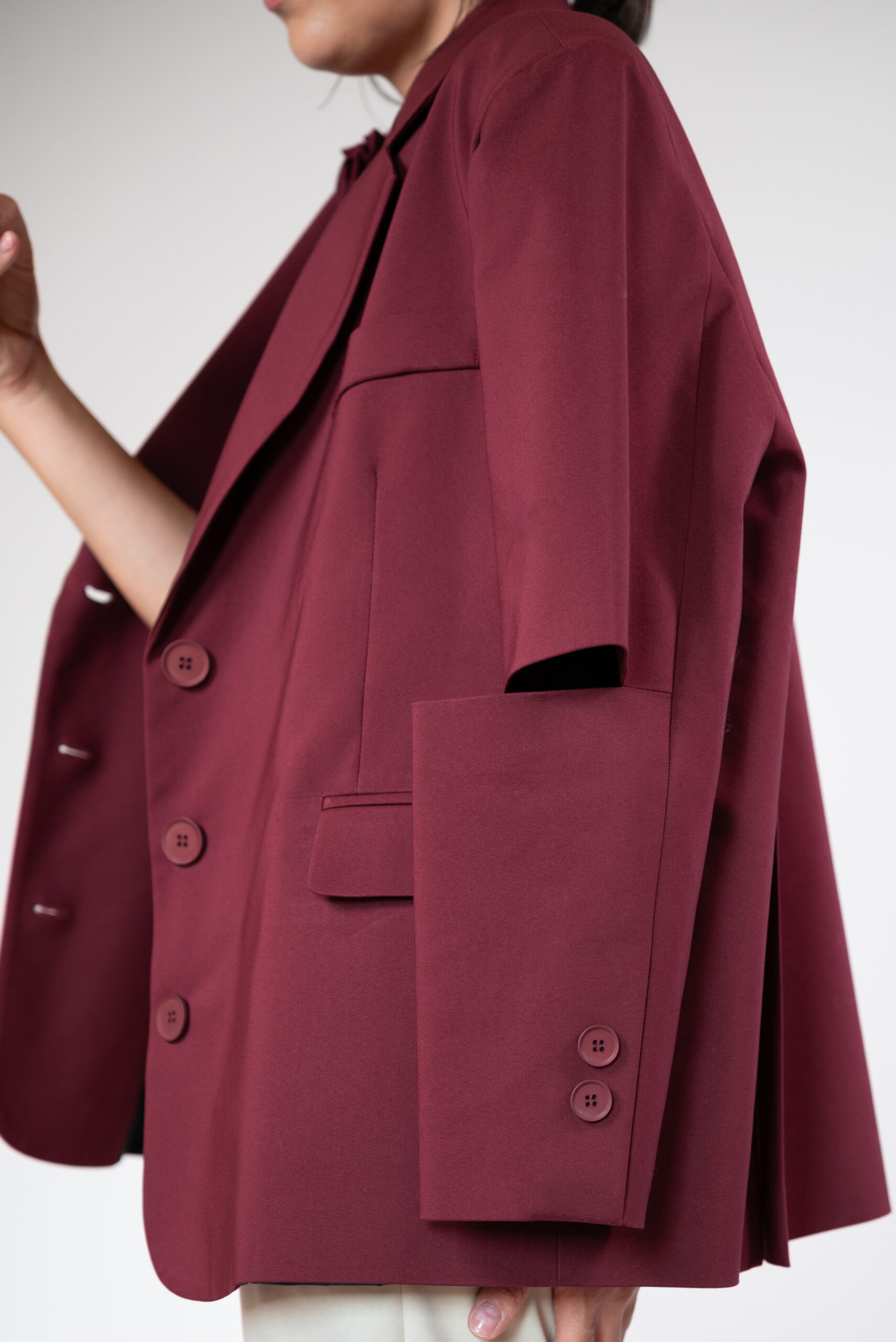 Marynarka LISA bordowa - obrazek 4