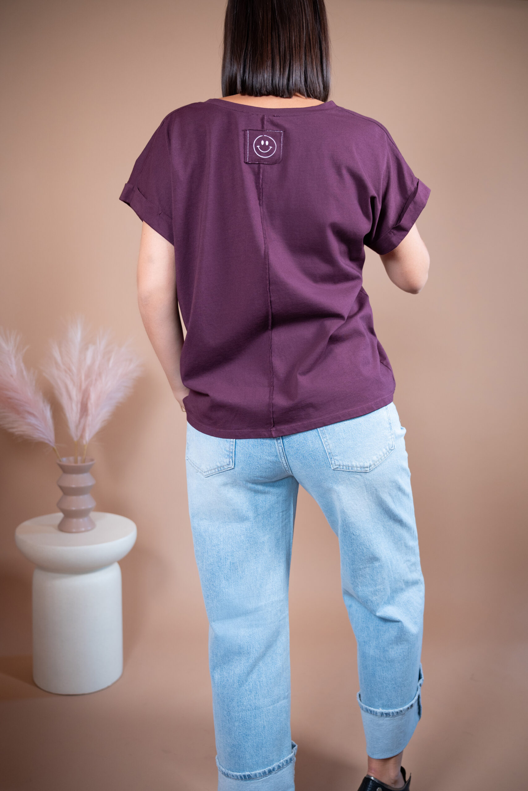 T-shirt Isabelle bordowy - obrazek 5