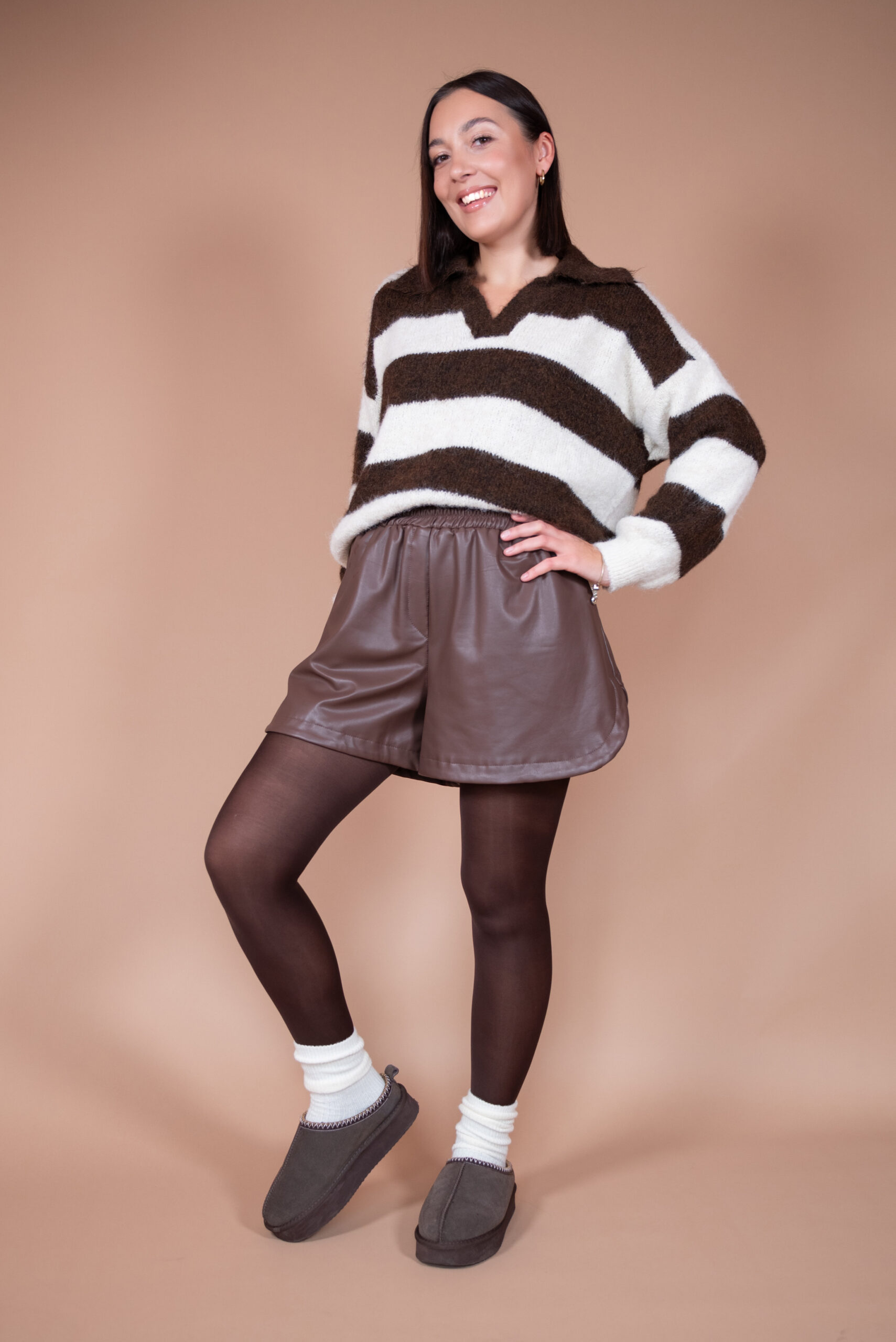 Szorty Haily czekoladowe - obrazek 7