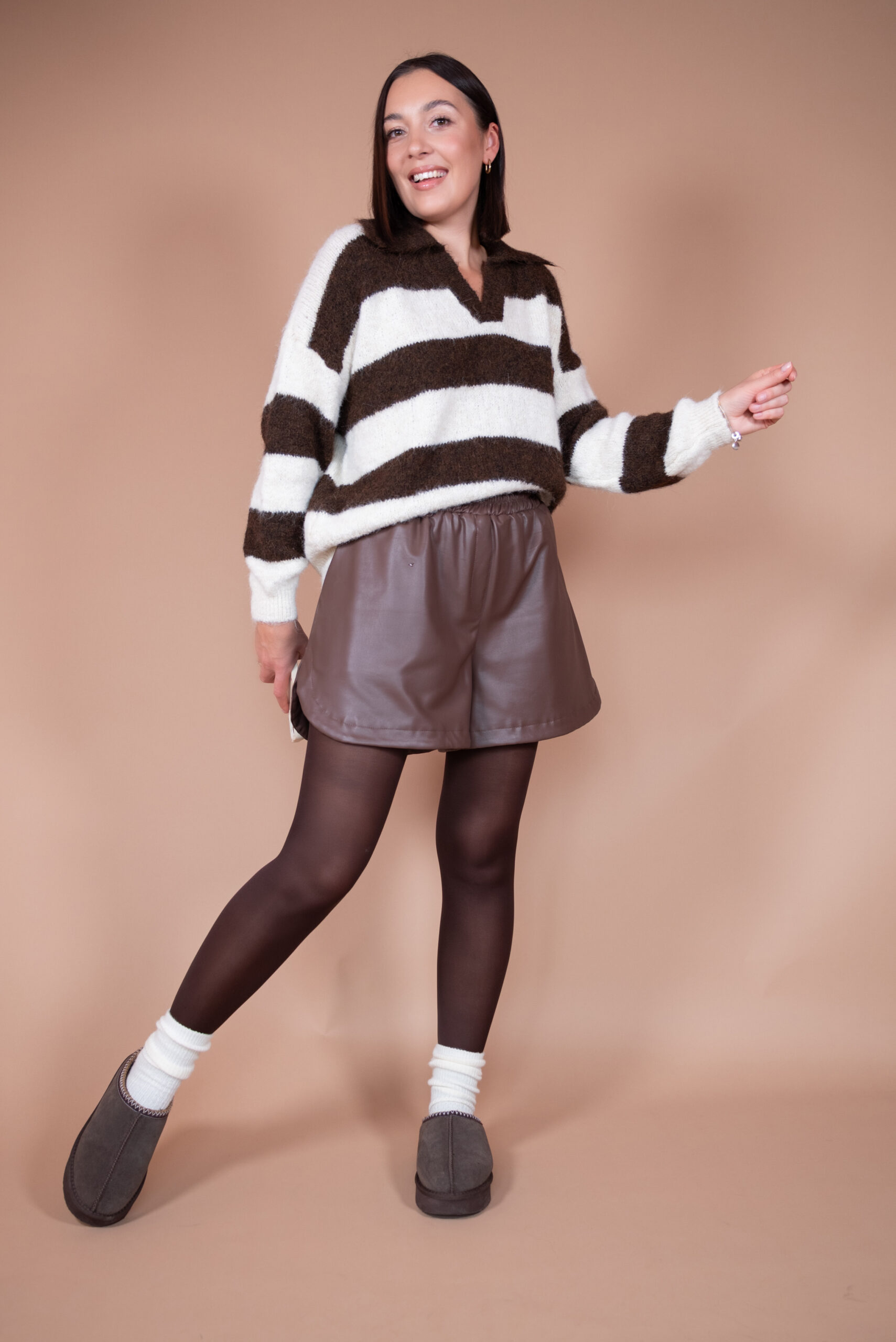 Szorty Haily czekoladowe - obrazek 6