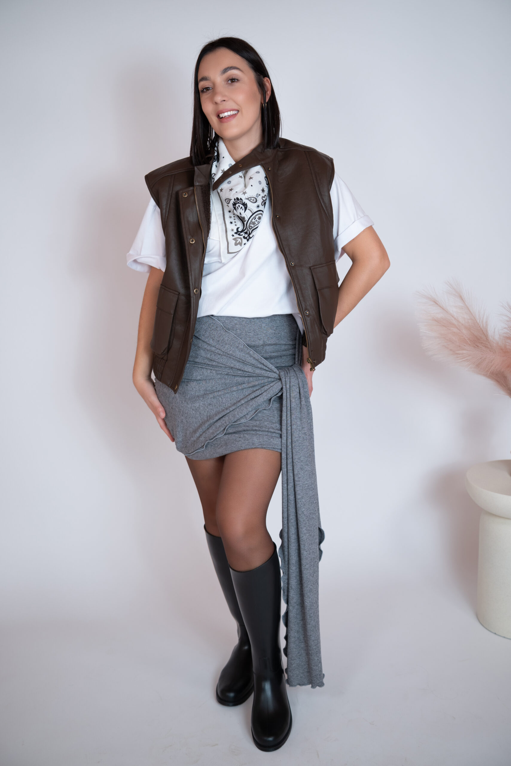 Spódniczka Aria szara - obrazek 6