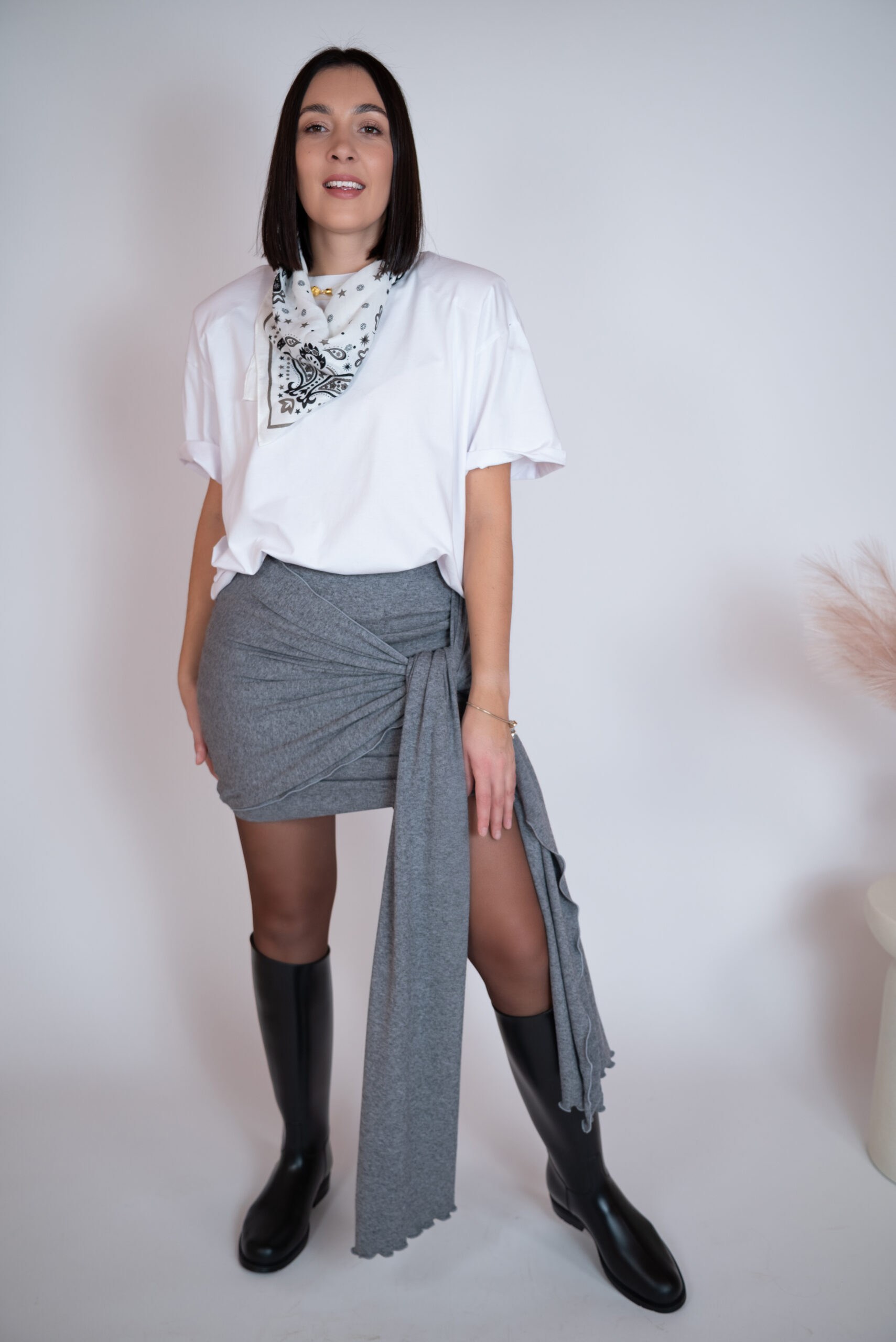 Spódniczka Aria szara - obrazek 2