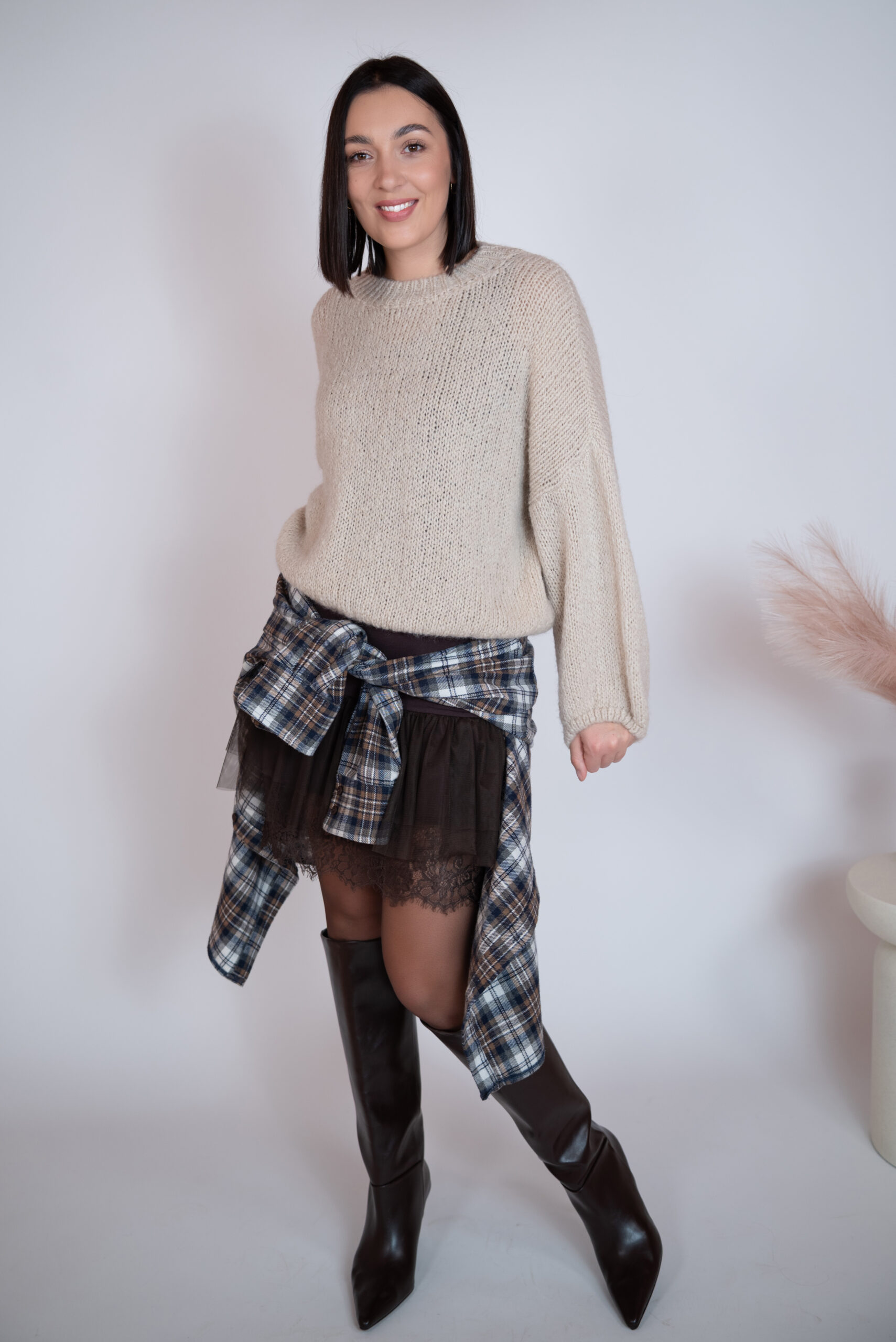 Sukienka Dream czekoladowa - obrazek 13