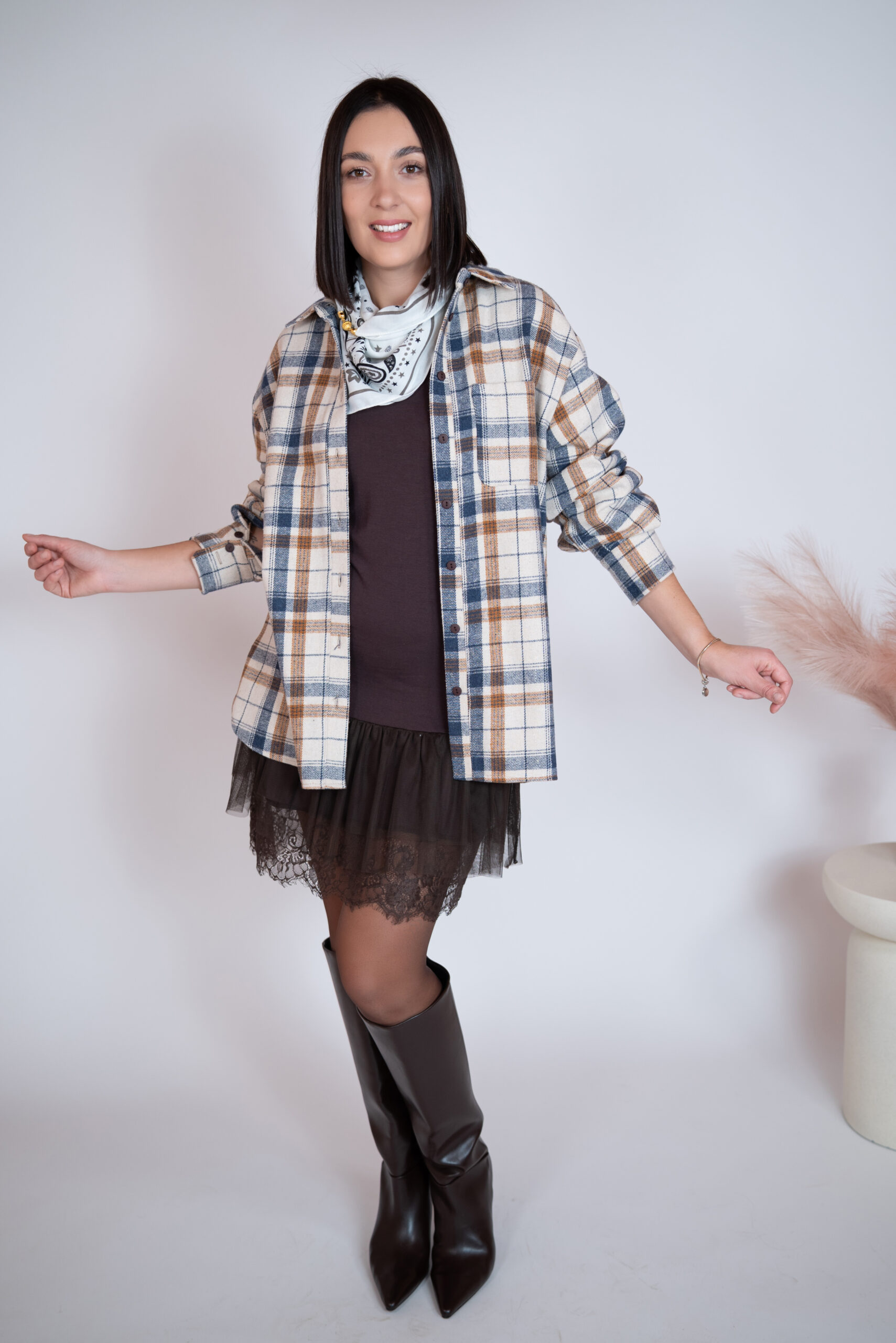 Sukienka Dream czekoladowa - obrazek 10