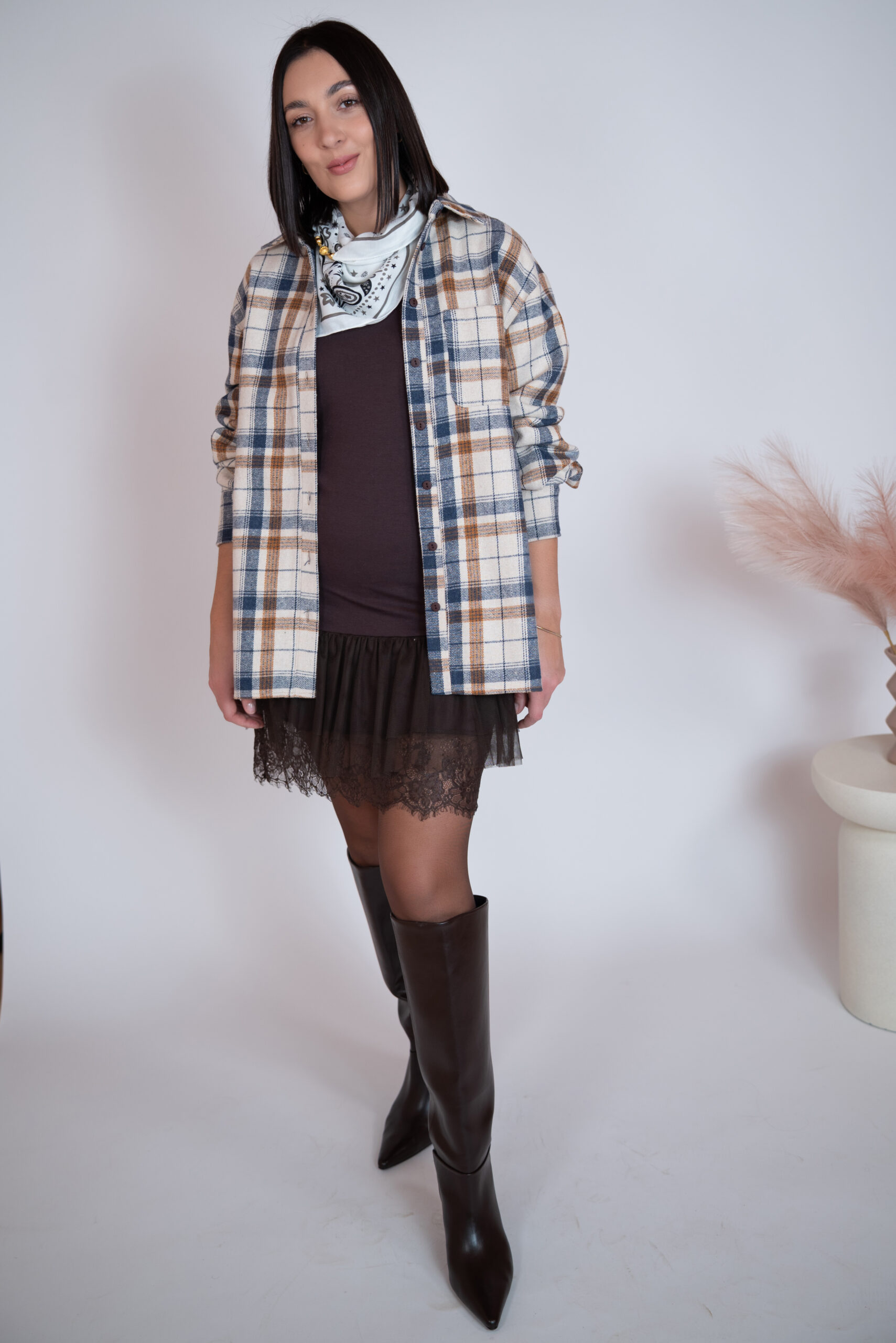 Sukienka Dream czekoladowa - obrazek 6