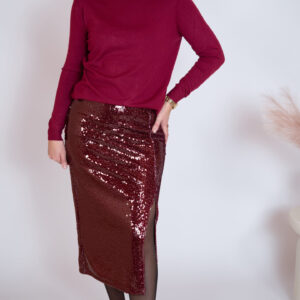 Golf wiskozowy Gaja bordowy