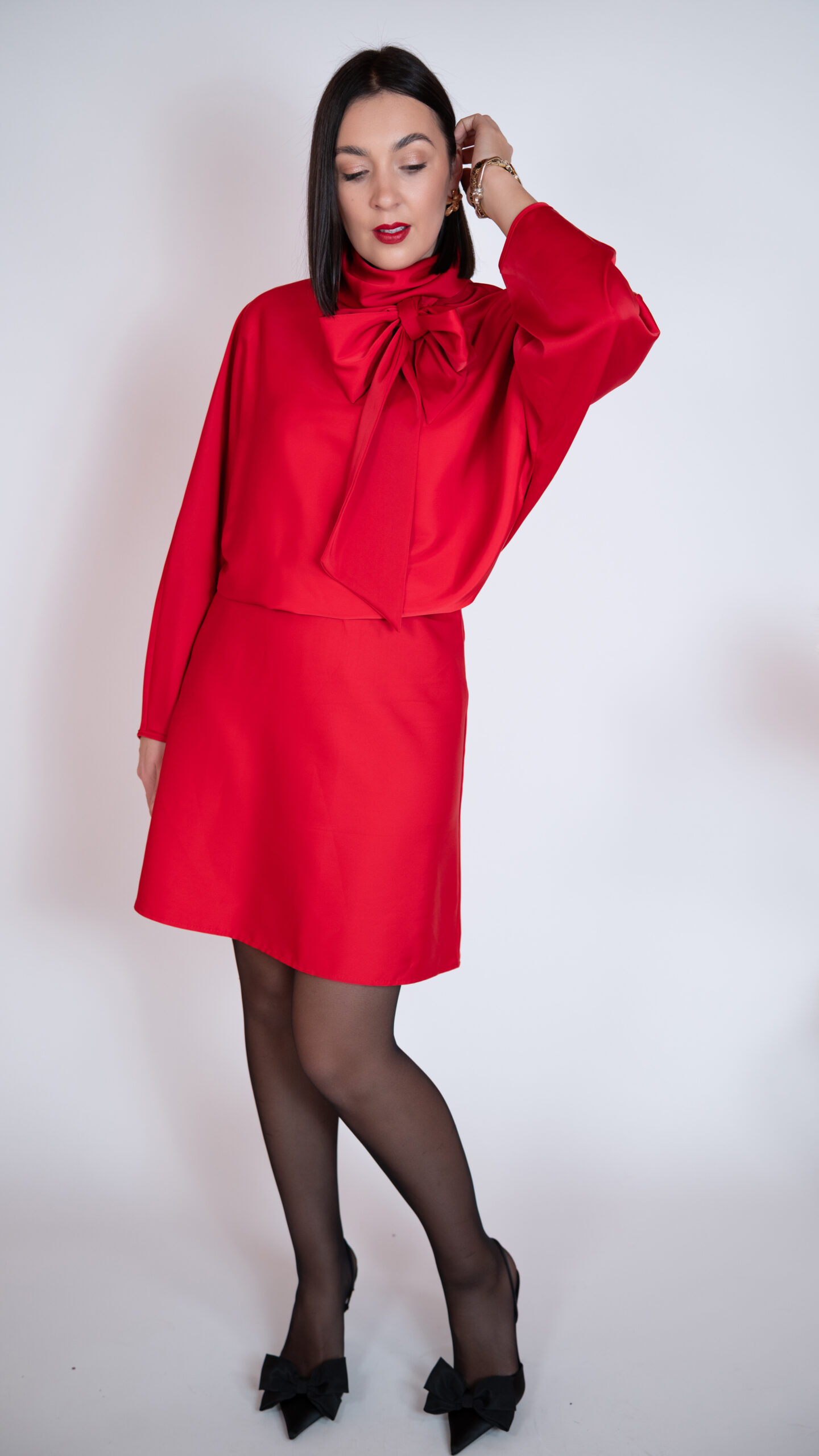 Sukienka Holly czerwona - obrazek 2