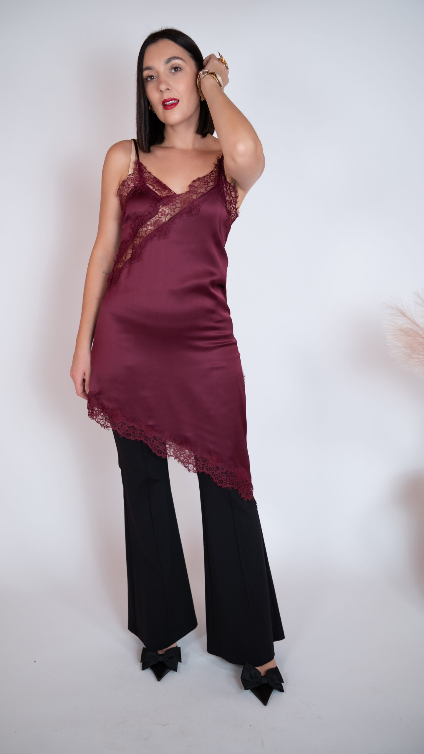 Sukienka Muse bordowa - obrazek 5