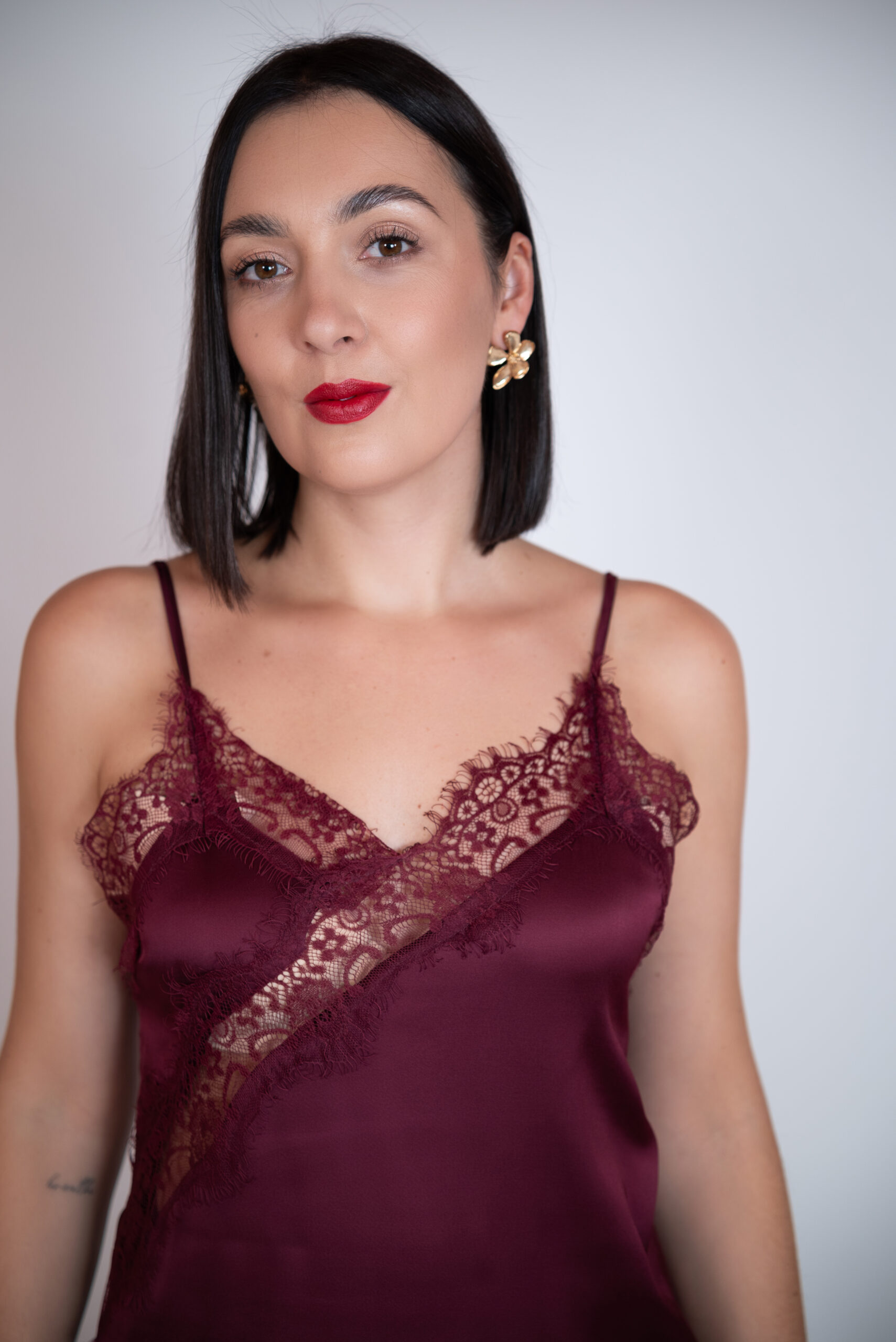 Sukienka Muse bordowa - obrazek 12