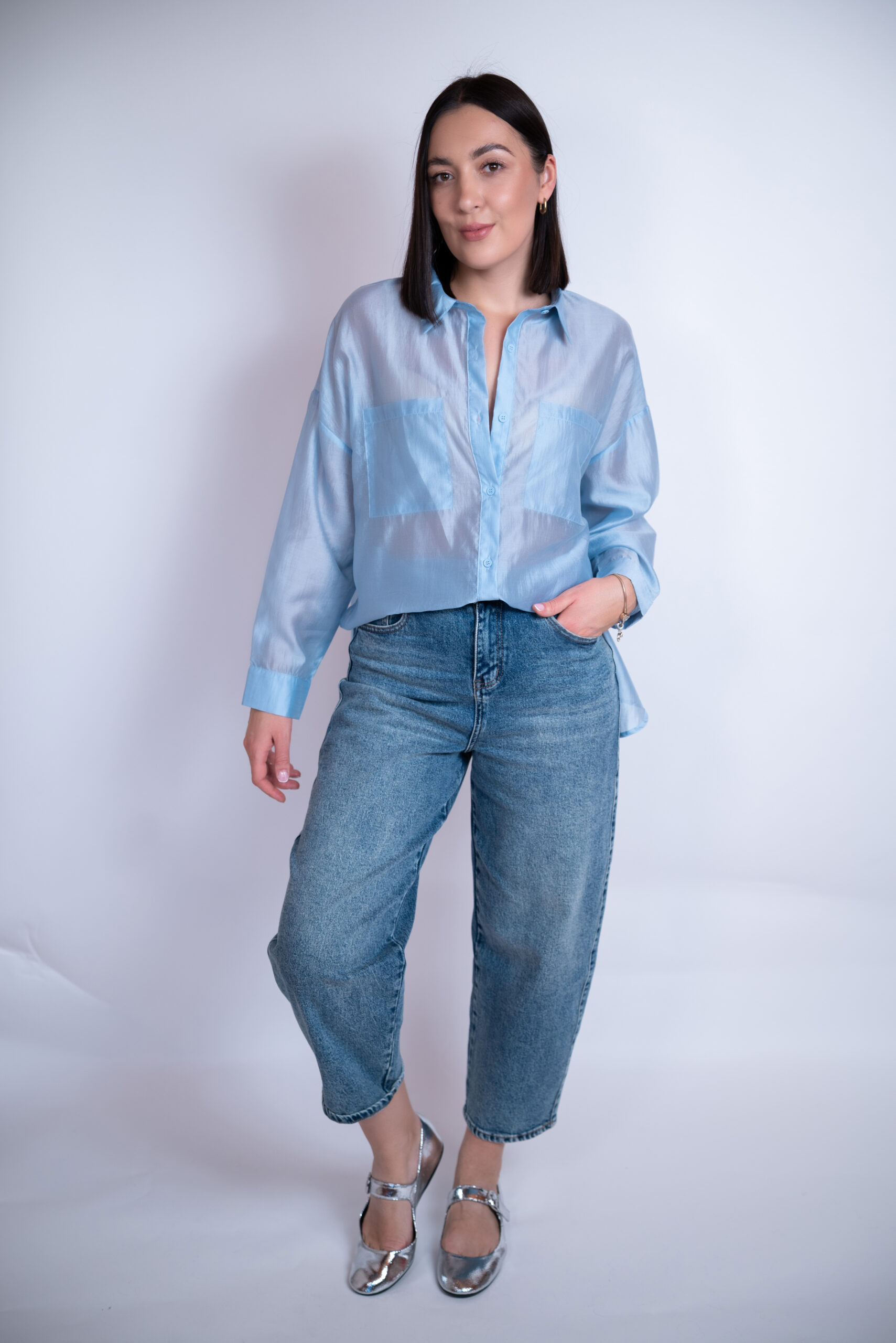 Koszula Susan błękitna - obrazek 2