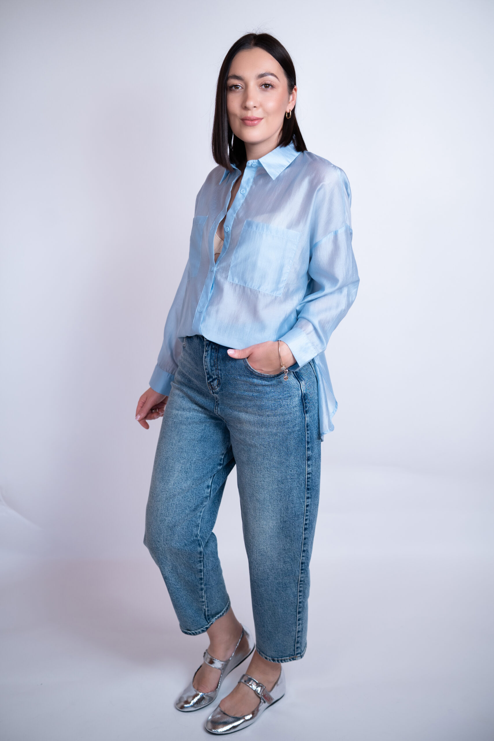 Koszula Susan błękitna - obrazek 3