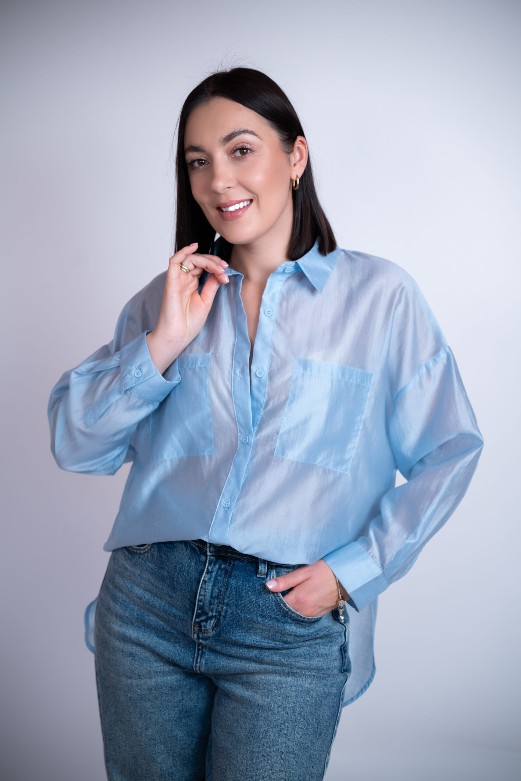 Koszula Susan błękitna - obrazek 6