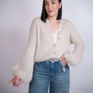 Kardigan Abby kremowy