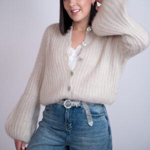 Kardigan Abby kremowy