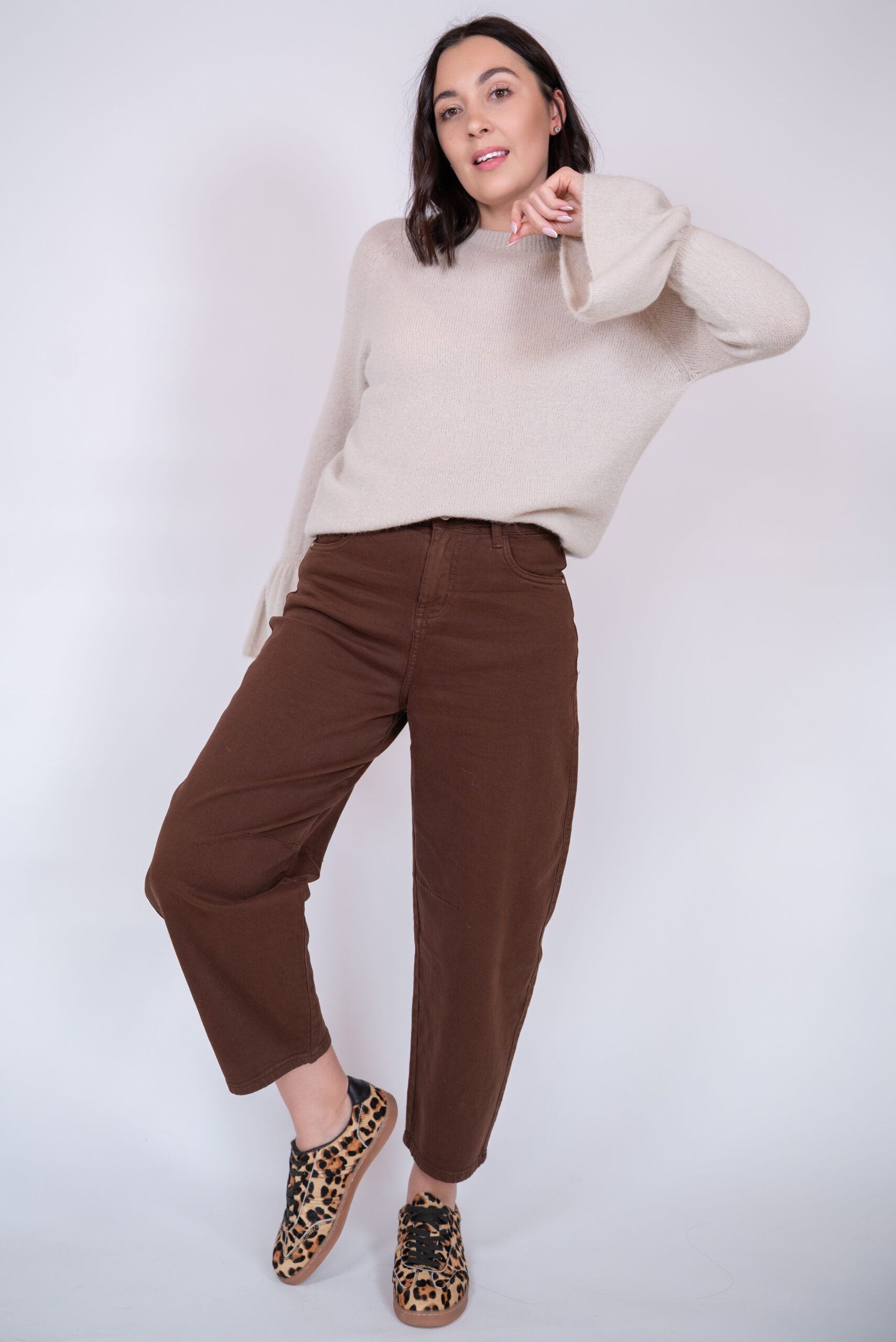 Sweter Kate beżowy - obrazek 3