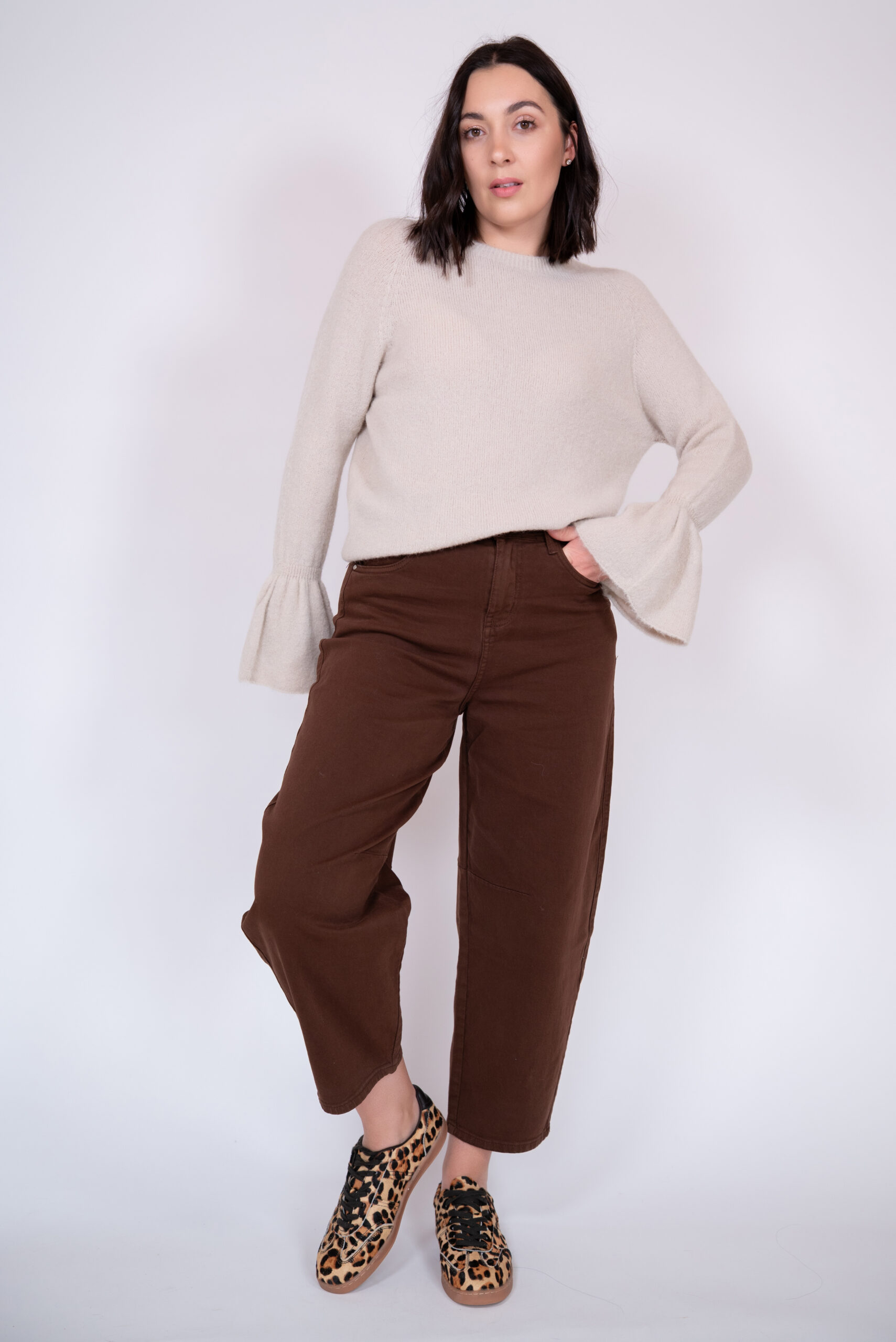 Sweter Kate beżowy - obrazek 4