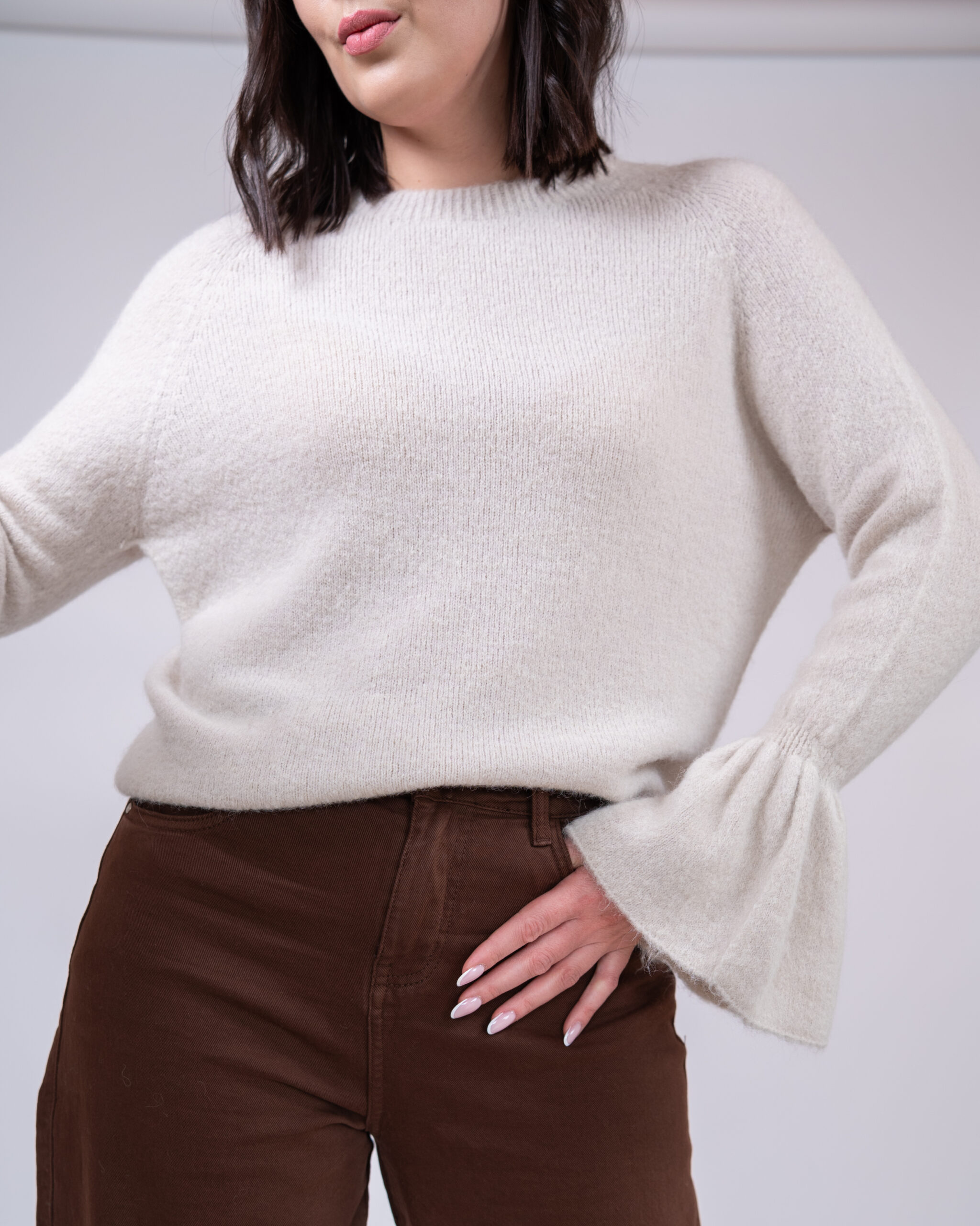 Sweter Kate beżowy - obrazek 8