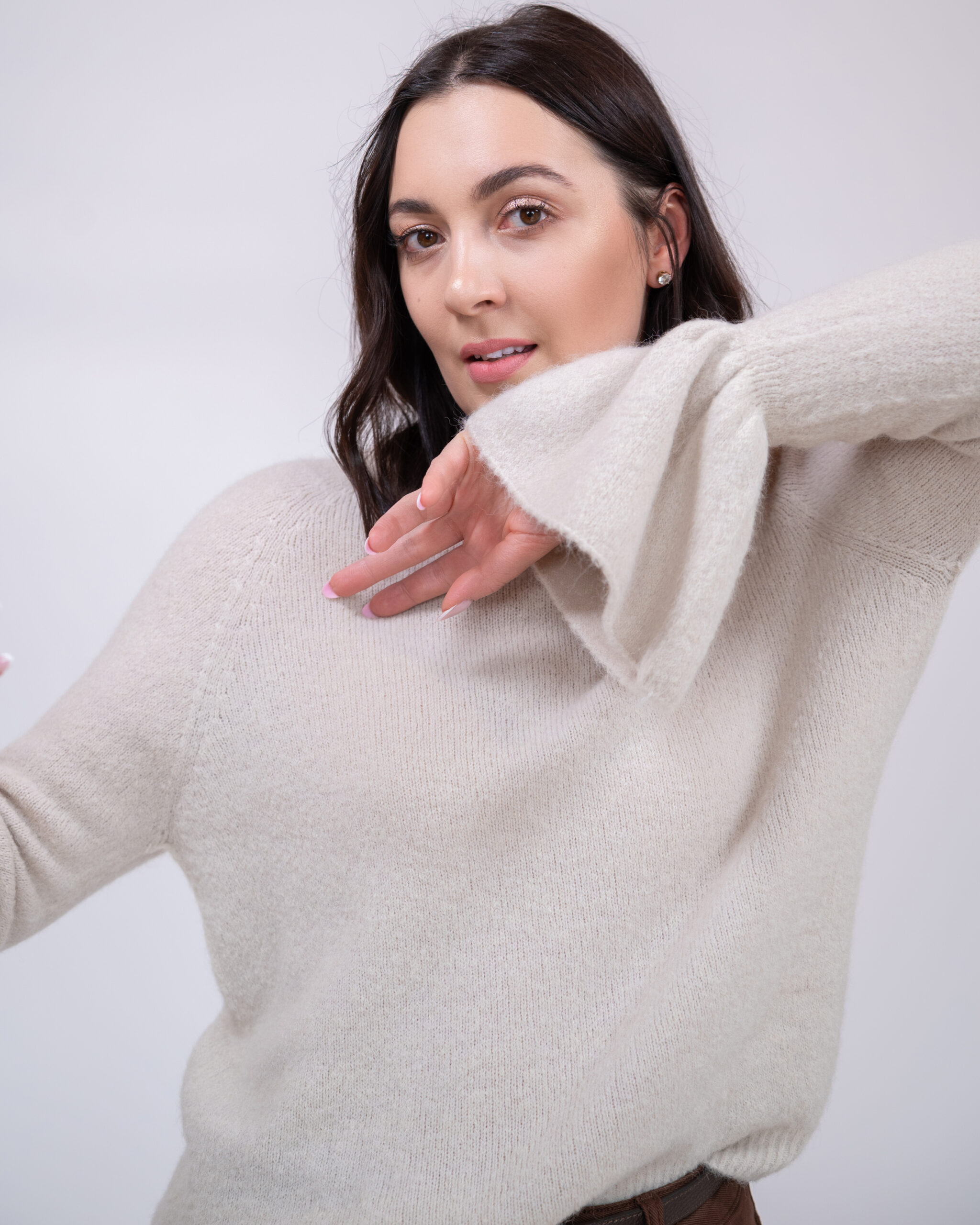 Sweter Kate beżowy - obrazek 5