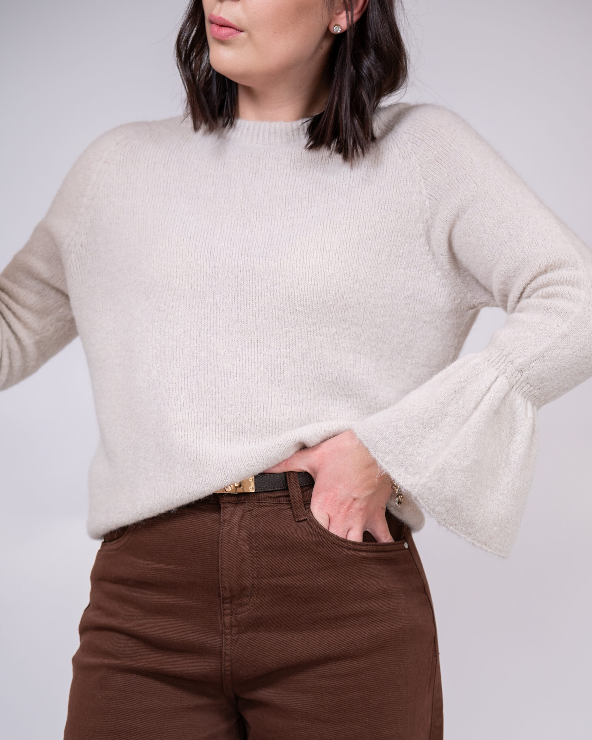 Sweter Kate beżowy - obrazek 6