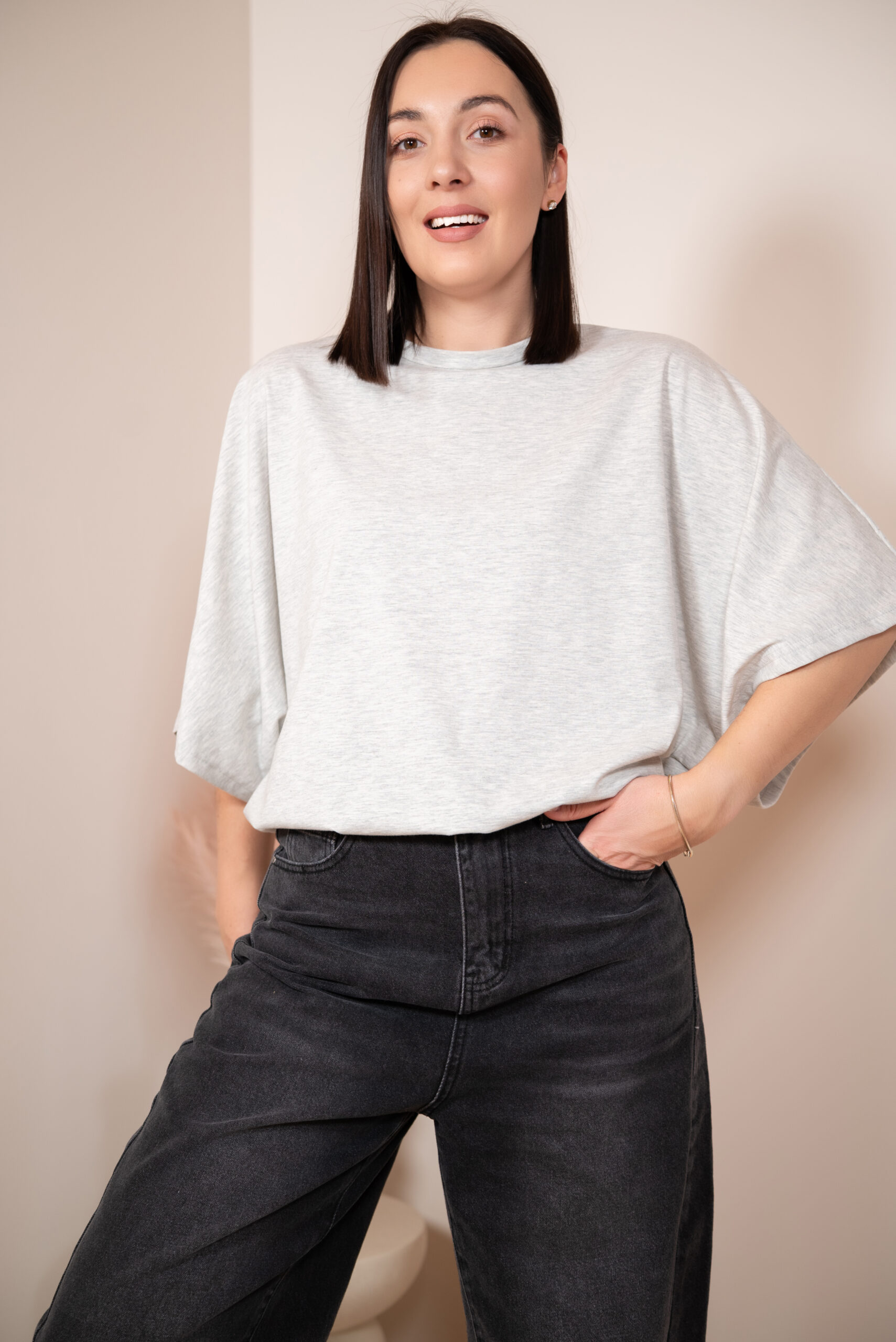 T-shirt Rosalie szary - obrazek 4