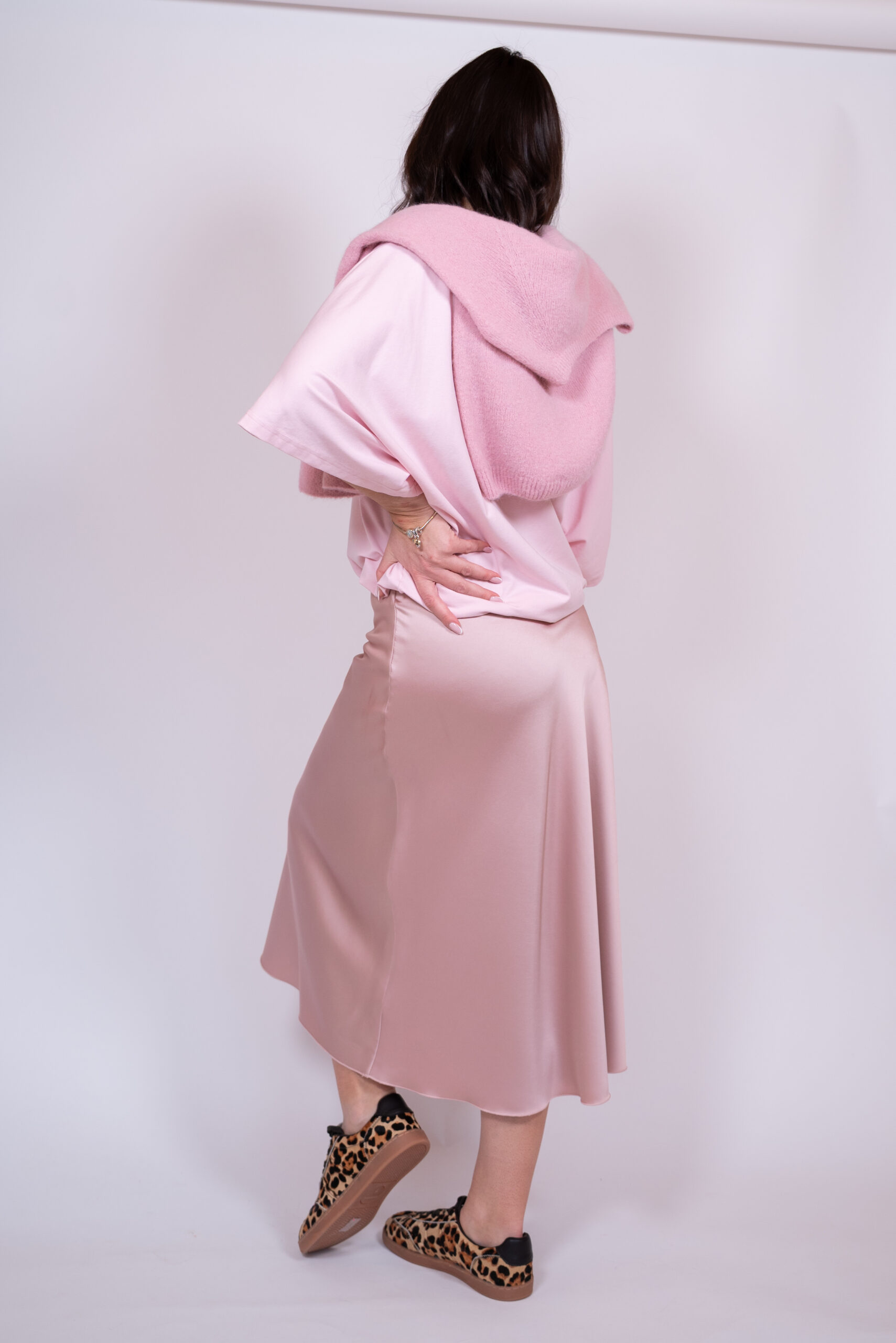 Spódnica Sana pudrowy róż - obrazek 8