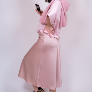 Spódnica Sana pudrowy róż