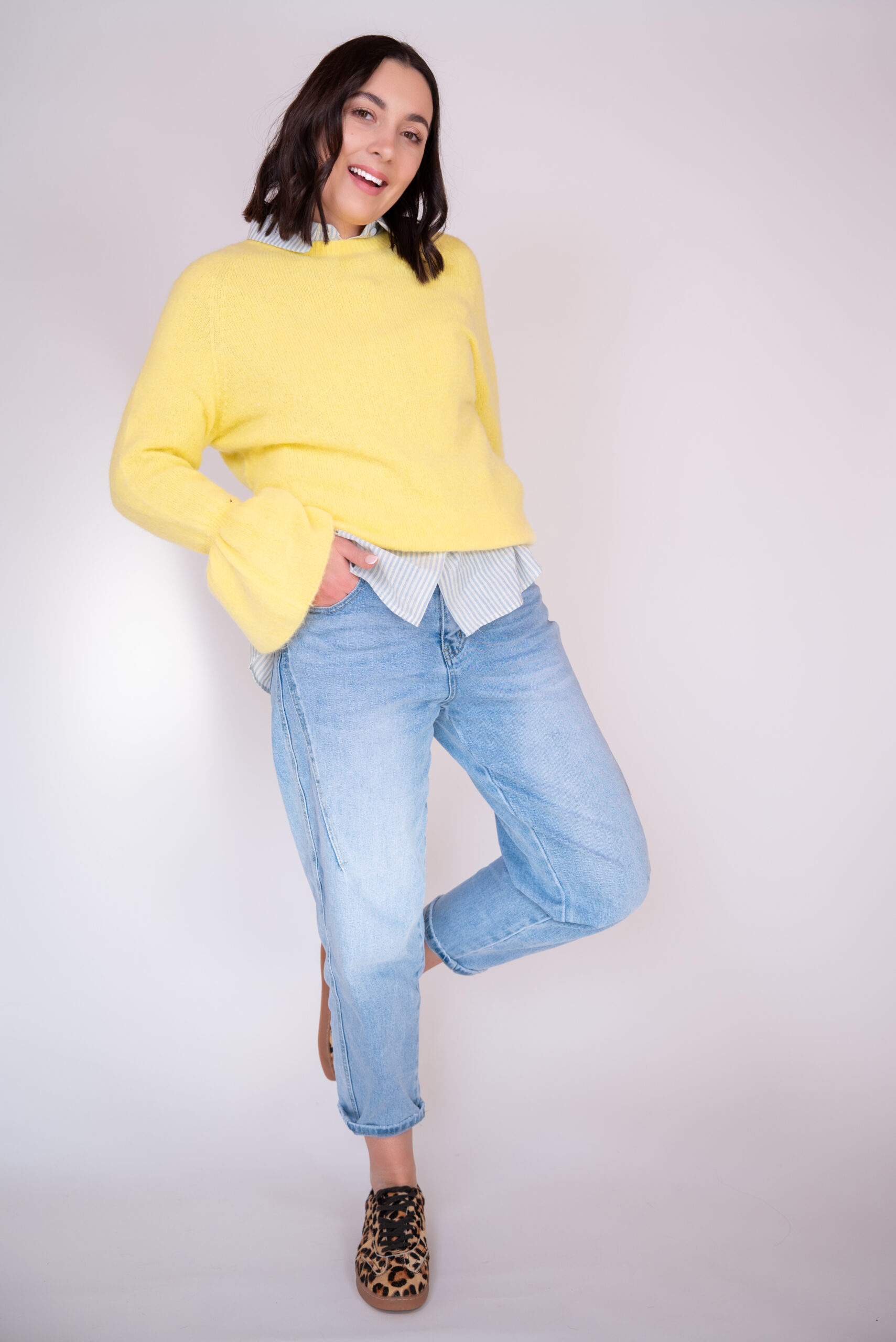 Sweter Kate żółty - obrazek 8