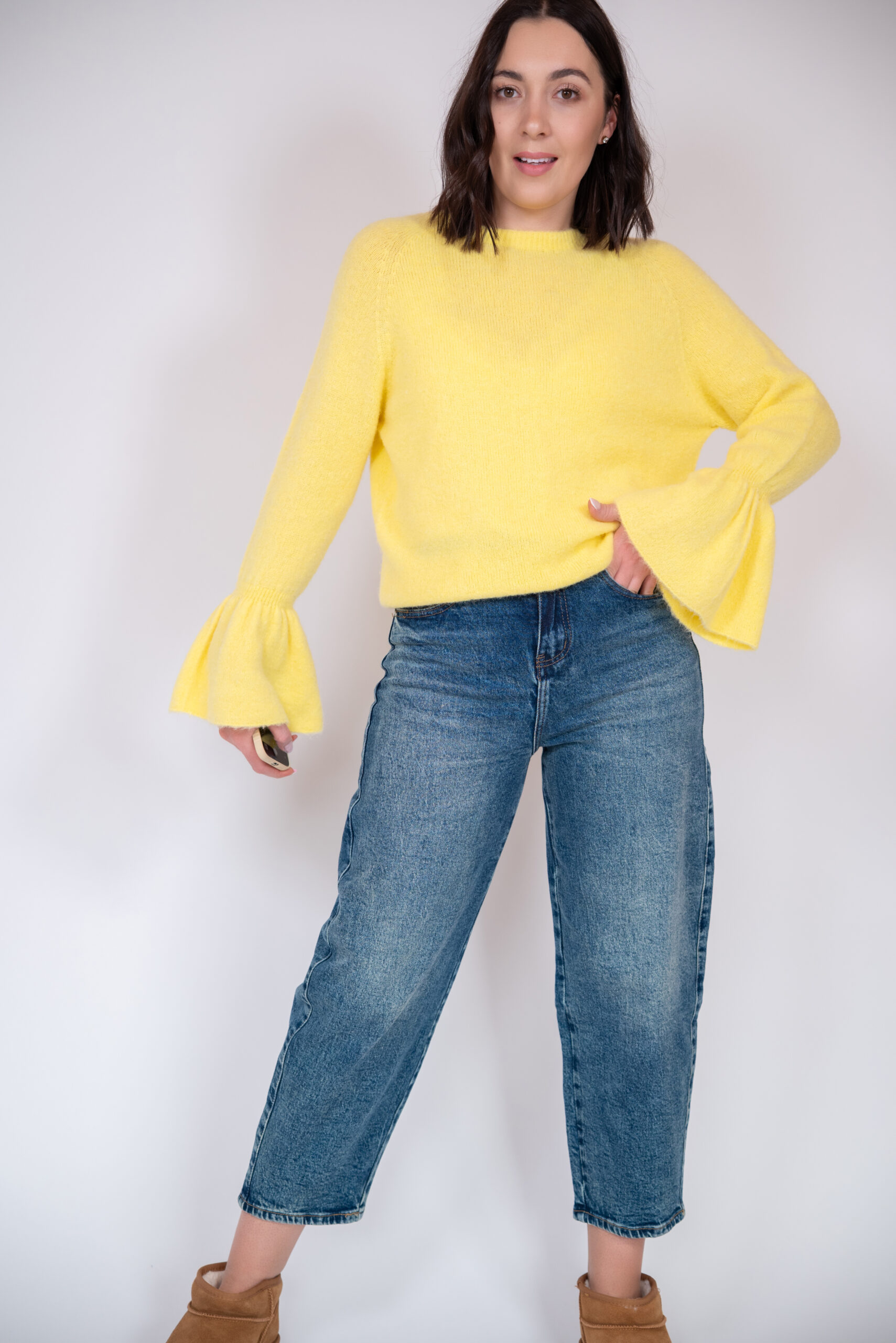 Sweter Kate żółty - obrazek 3