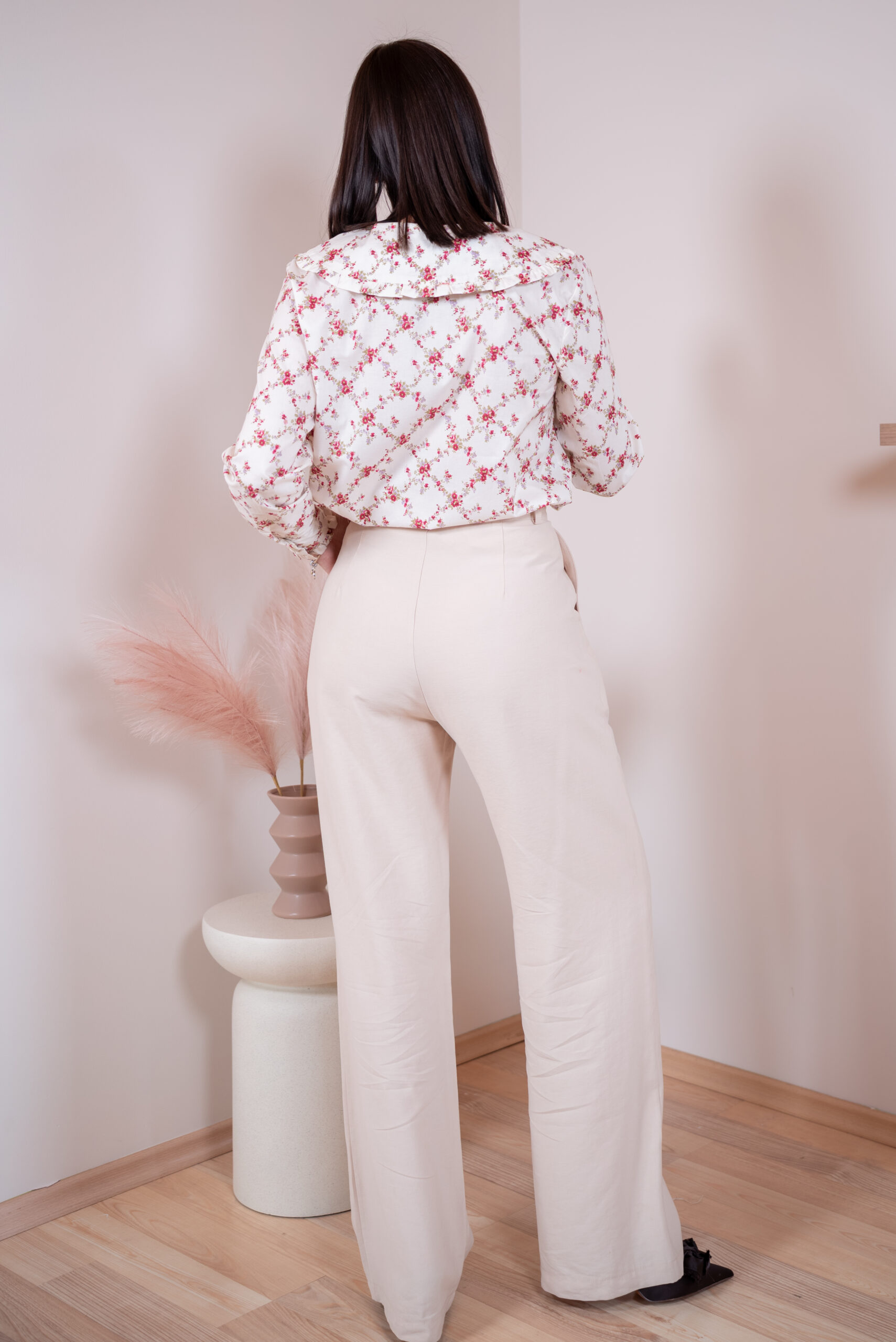 Spodnie Zoe beżowe - obrazek 7