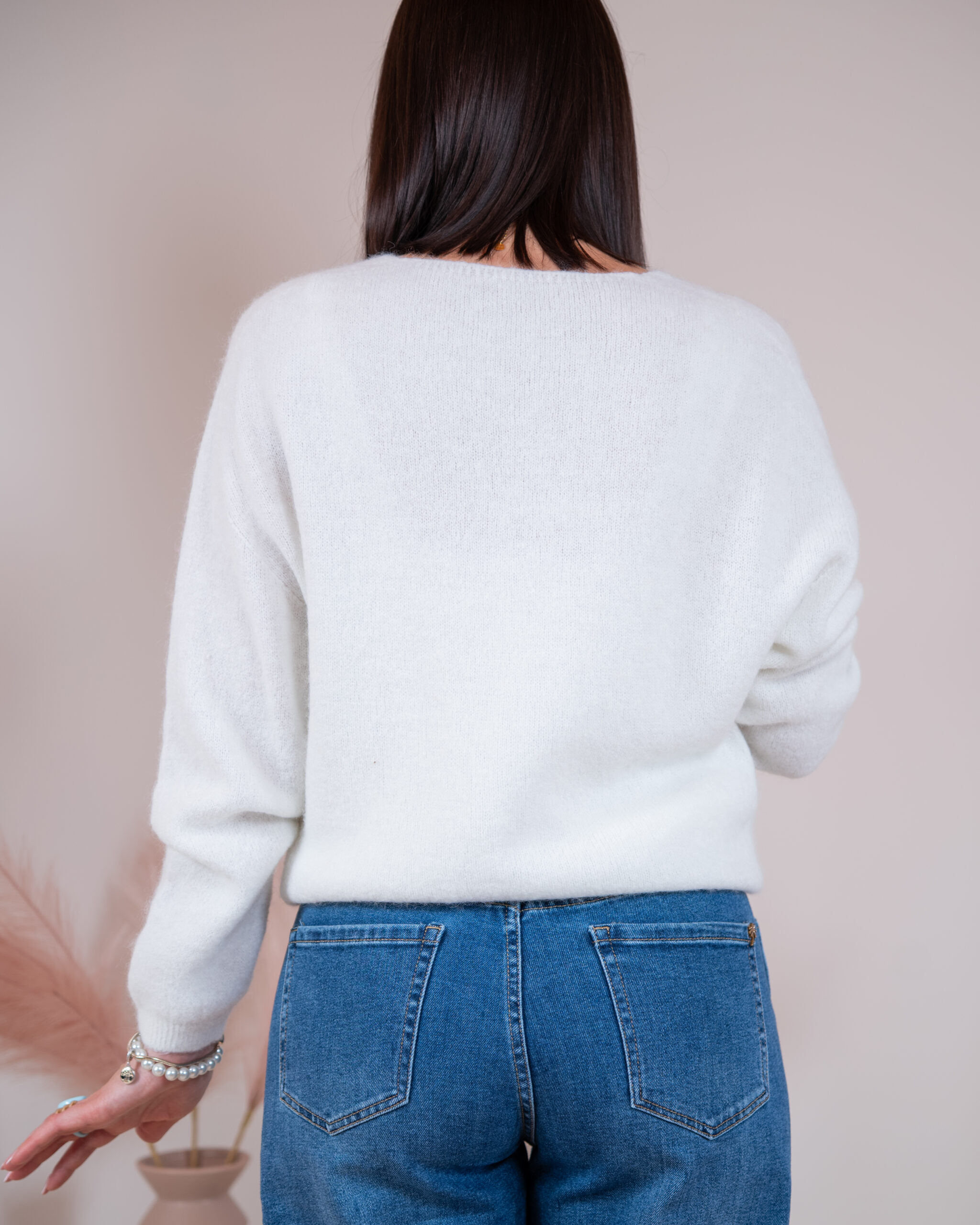 Kardigan Inez kremowy - obrazek 6