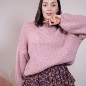 Sweter Emy zgaszony róż