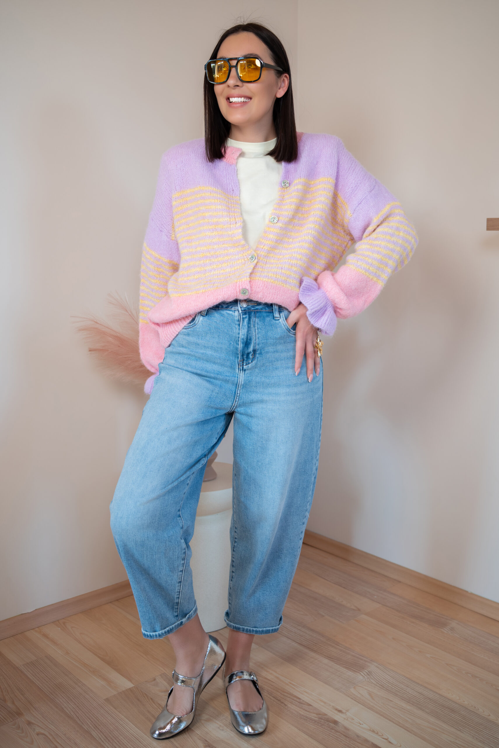 Jeansy Baloon light jeans - obrazek 13