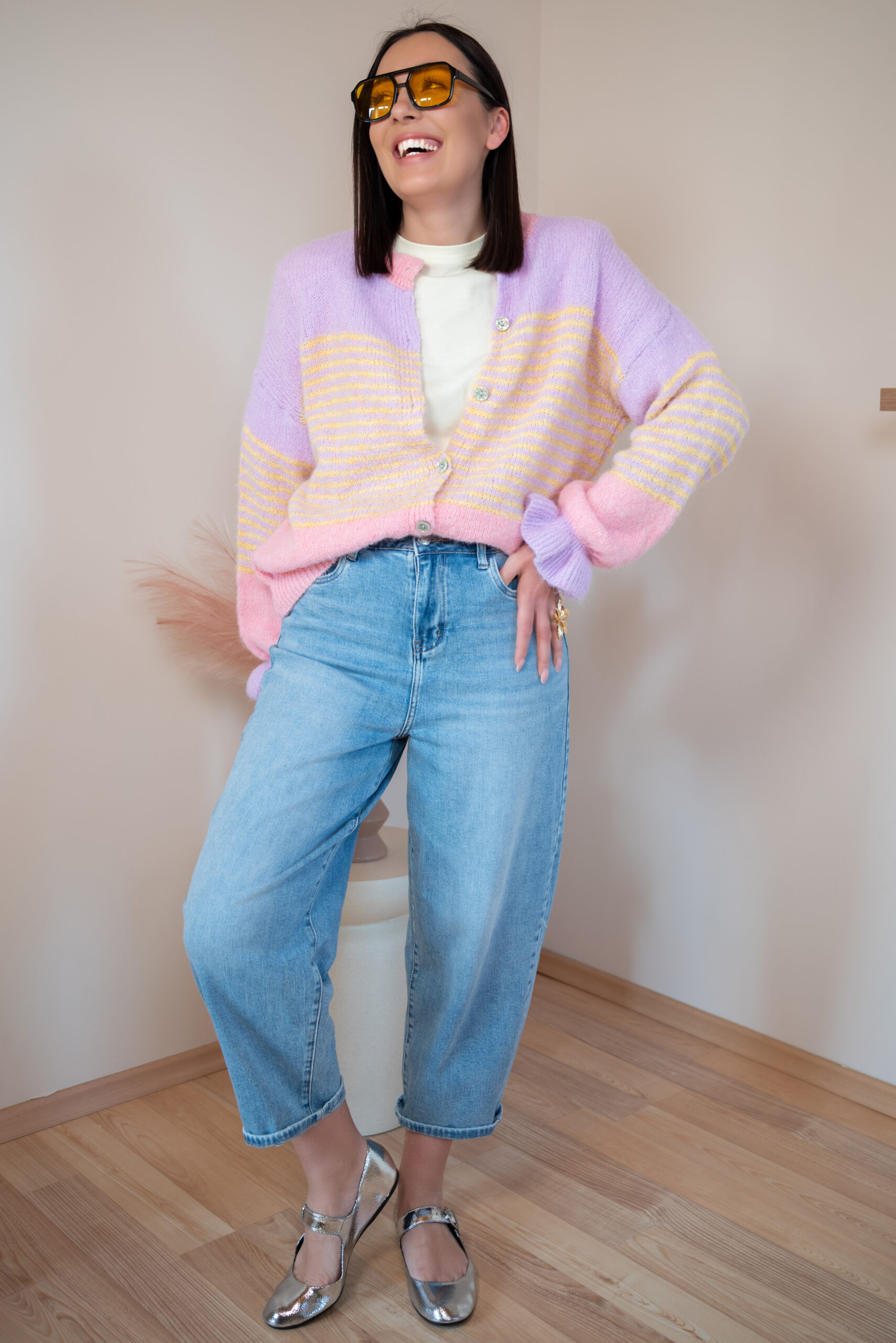 Jeansy Baloon light jeans - obrazek 12