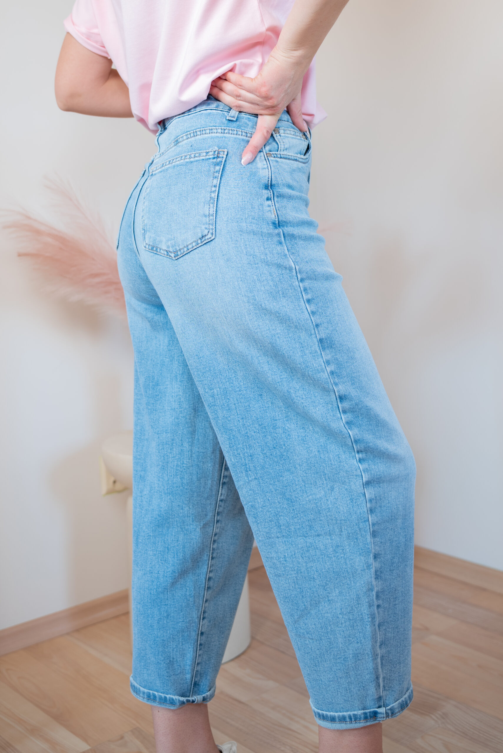 Jeansy Baloon light jeans - obrazek 8